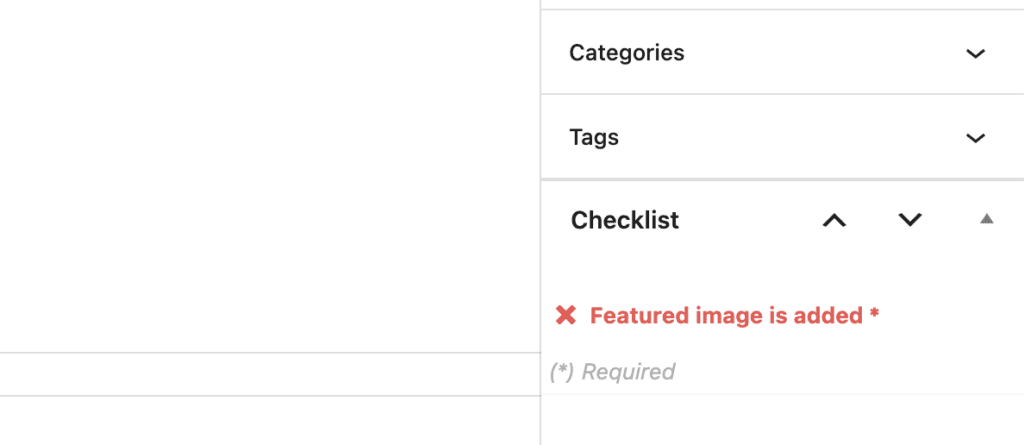 Featured image is not added
