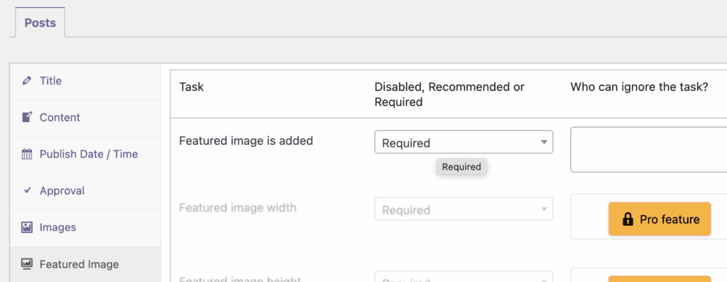 Featured image is added in WordPress