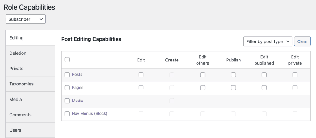 Change the Subscriber Permissions