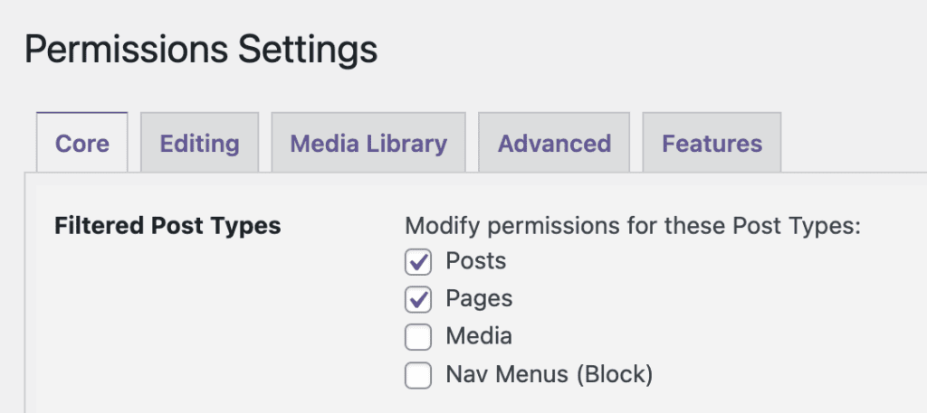PublishPress Permissions settings