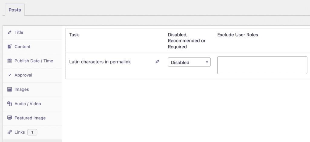 Latin characters in permalink
