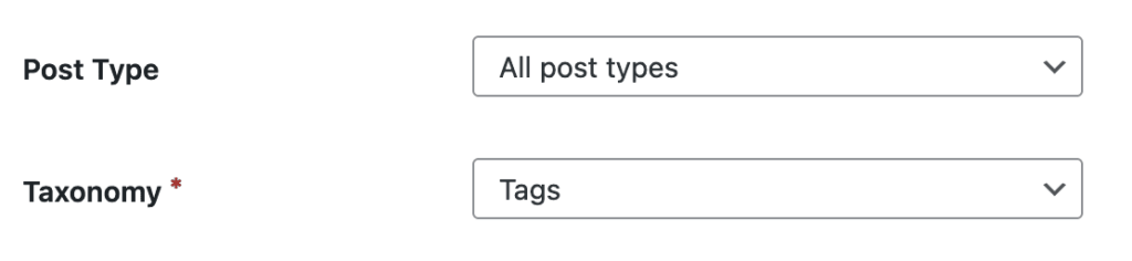 Show all post types in TaxoPress