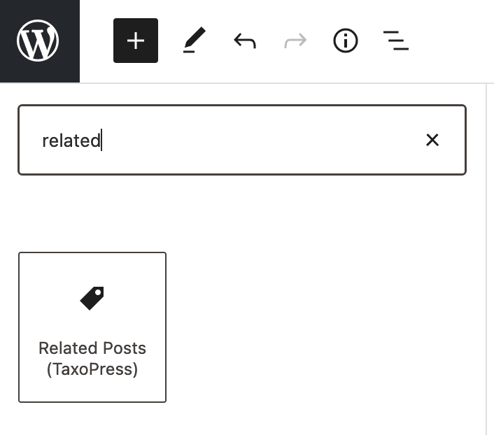 Related Posts in TaxoPress