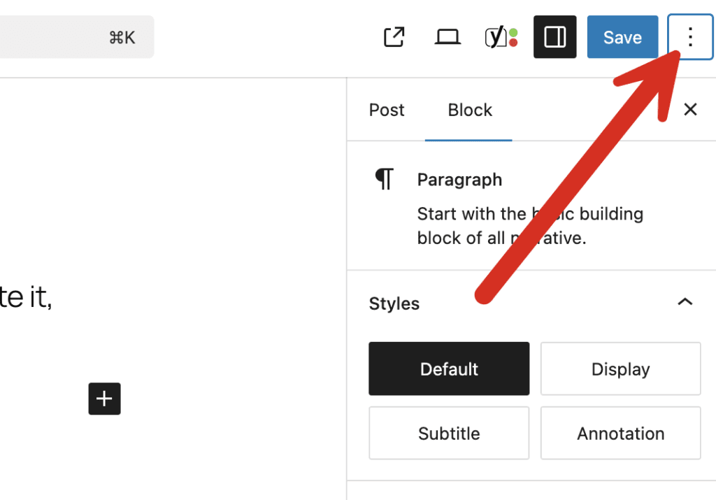 Click to hide WordPress metaboxes