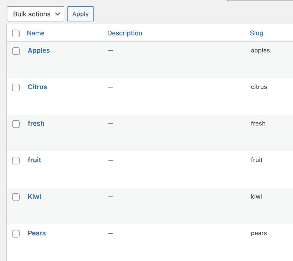 WooCommerce Product Tags