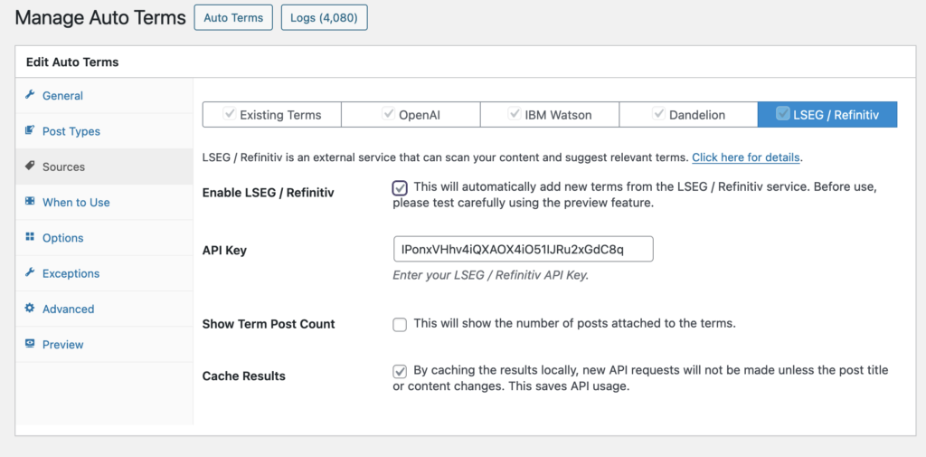 LSEG API