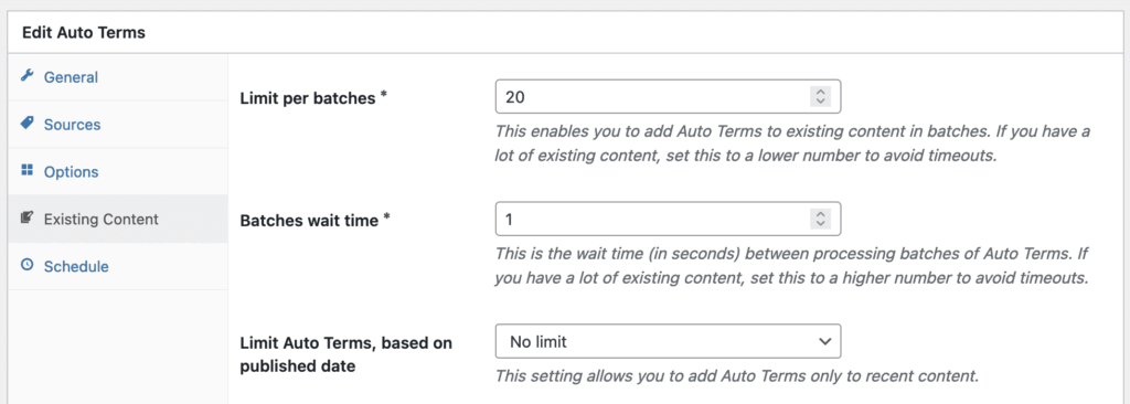 Auto Terms new safeguards