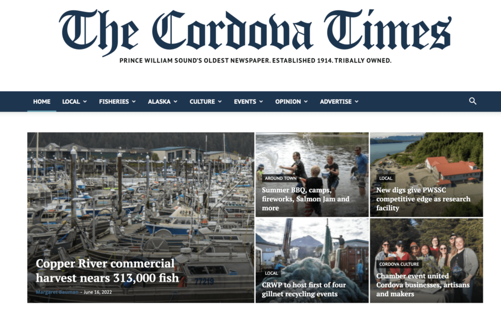 The Cordova Times in Alaska