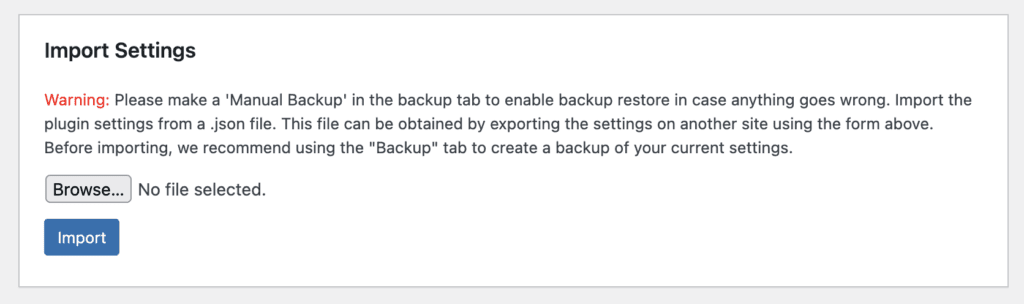 Import user roles and capabilities