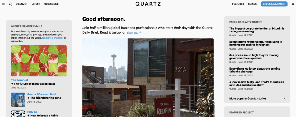 Quartz Drops the Paywall