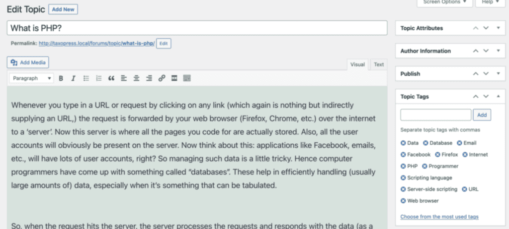 Automatically Creating Terms with TaxoPress