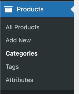 Access WooCommerce Categories
