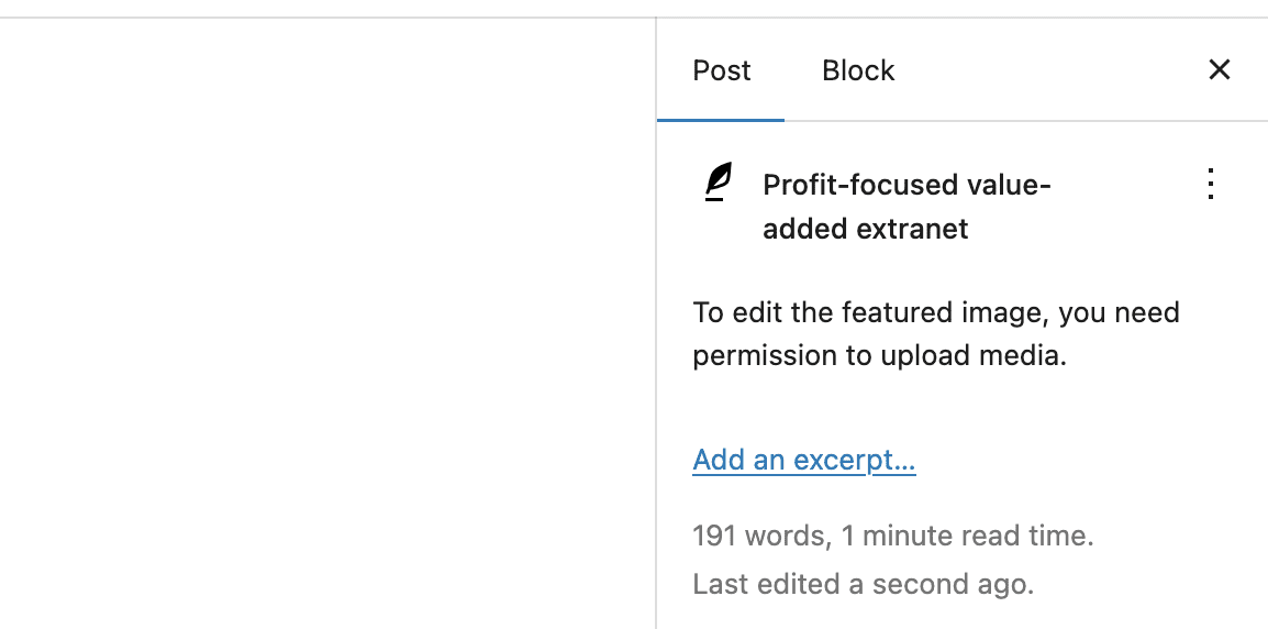 Can't edit featured image