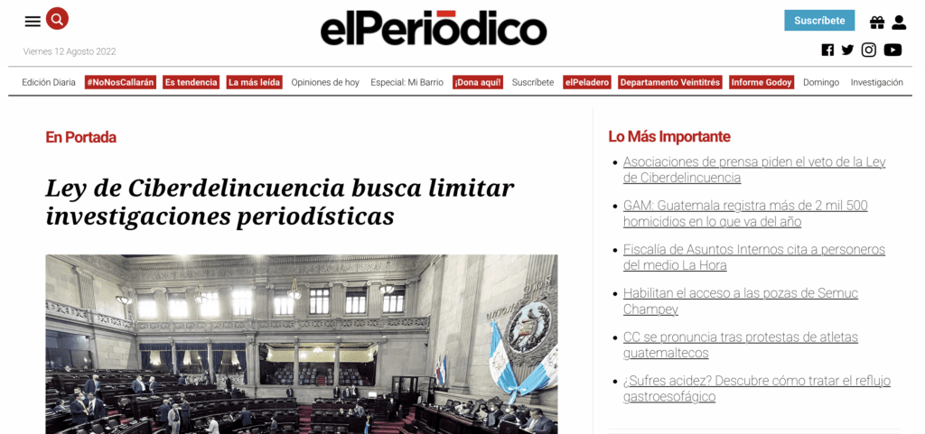 elPeriódico is a WordPress Publisher 