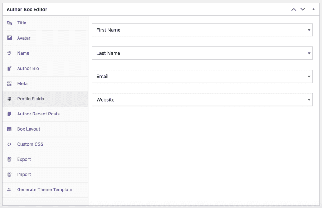 PublishPress Authors settings