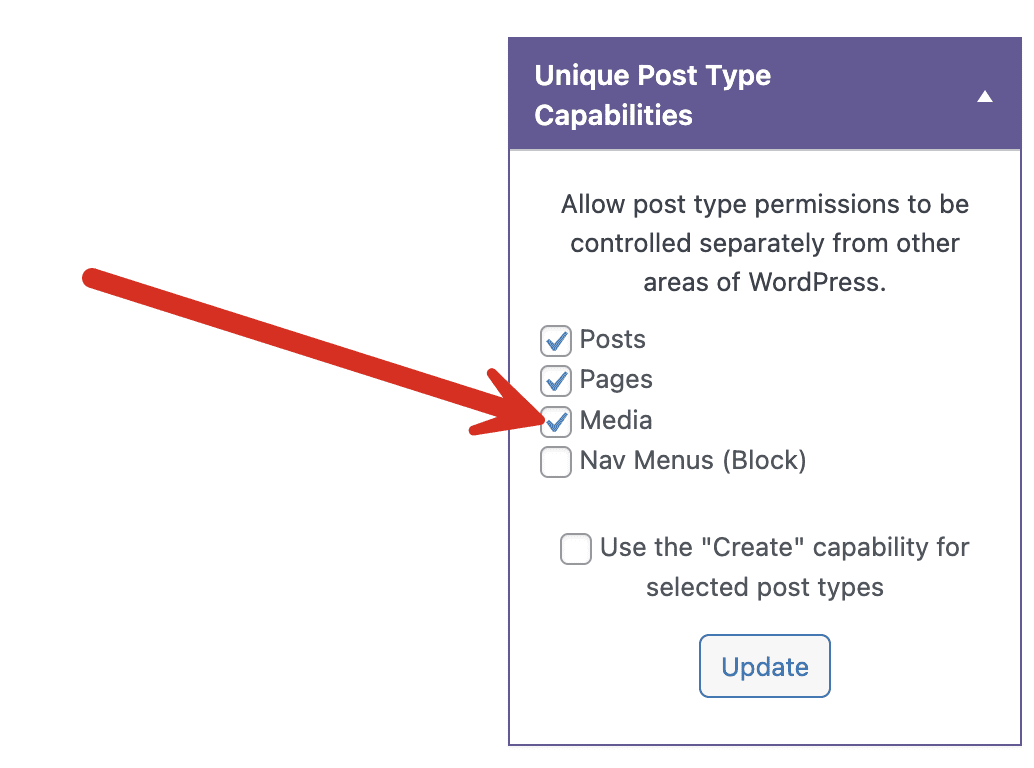 Unique post type capabilties