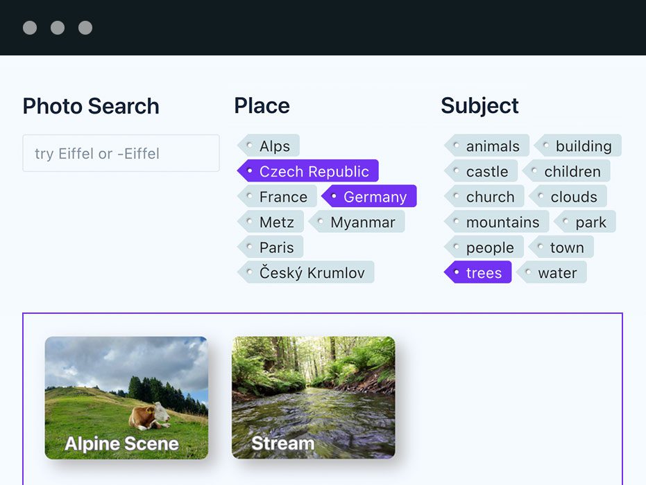 Post Filter from Tag Groups