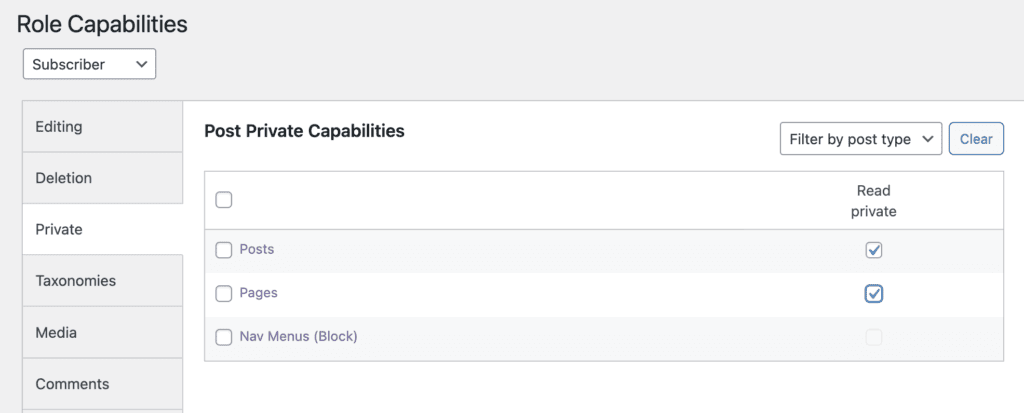 PublishPress Capabilites and read private posts
