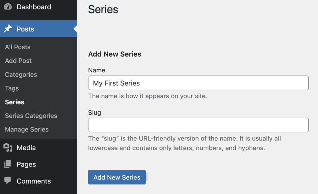 Get started with Series