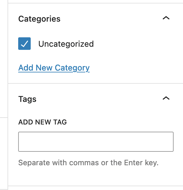 Uncategorized metabox in WordPress