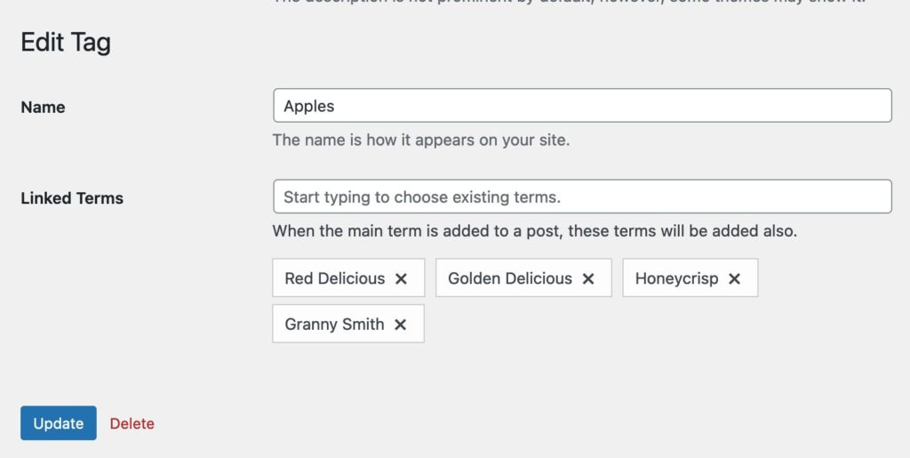 Linked Terms