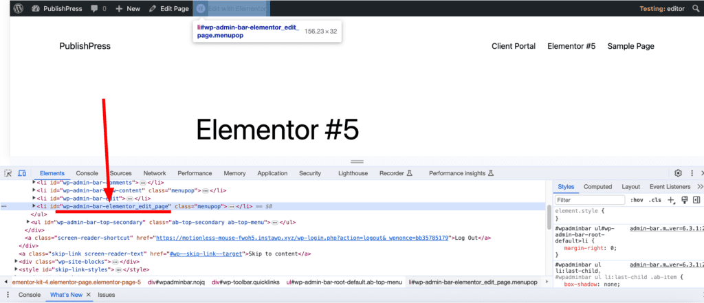 Hide Any Element in the WordPress Frontend with CSS
