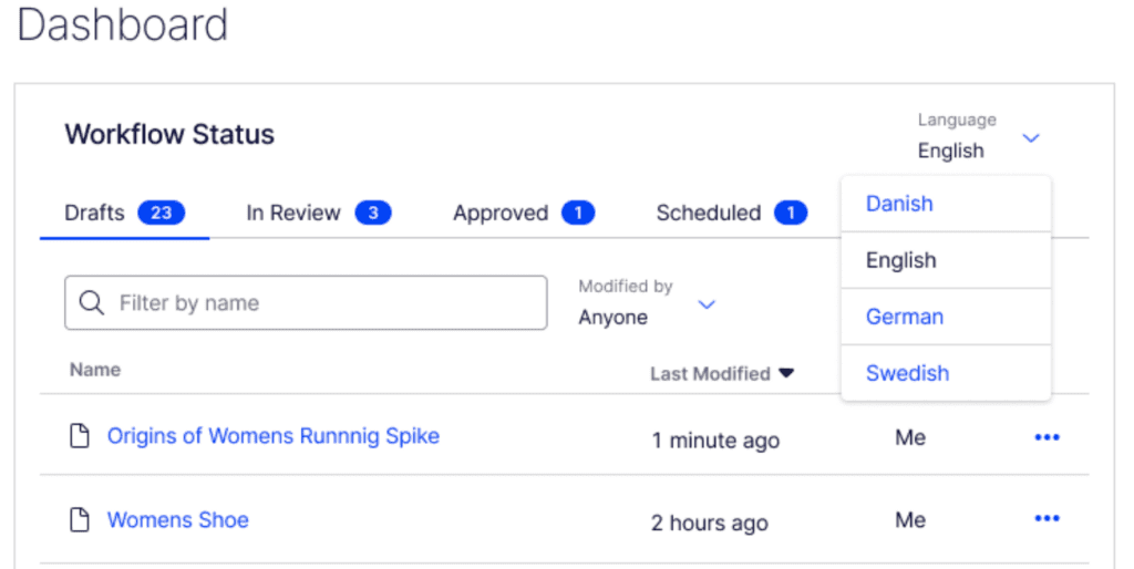 Optimizely platform statuses