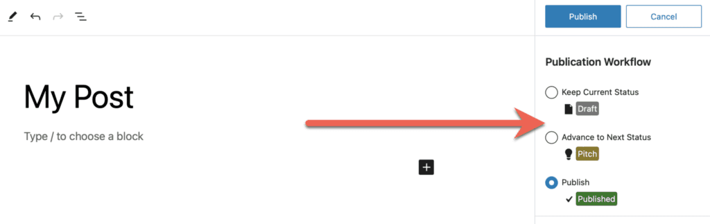 PublishPress Statuses plugin