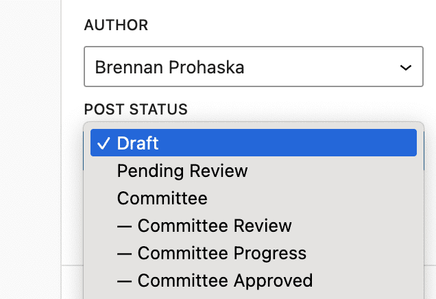 Workflow branches in the editing screen