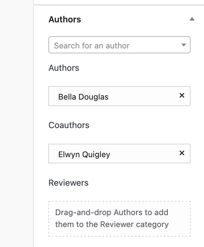Attribution to WordPress Authors