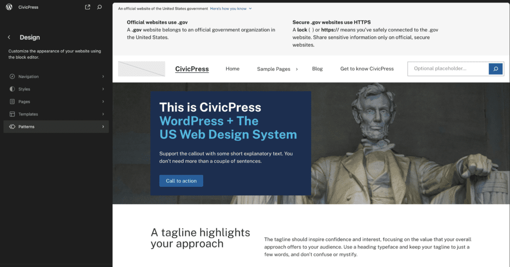 CivicPress theme