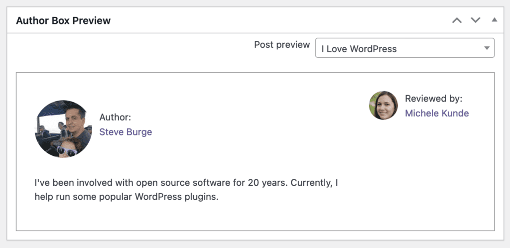 Boxed Categories layout