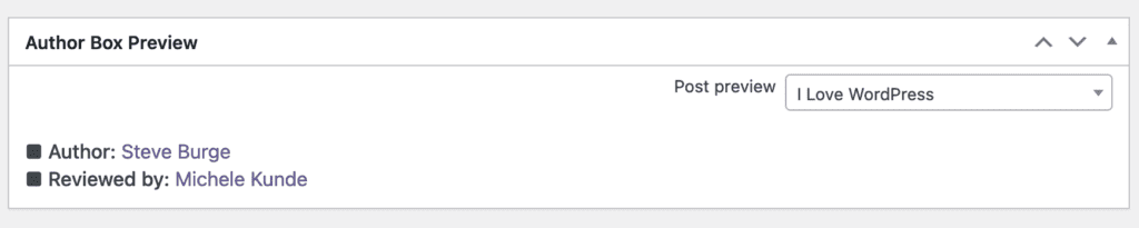 A third reviewed by display in WordPress
