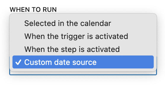 When to run