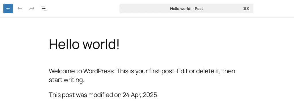 Modified date workflow
