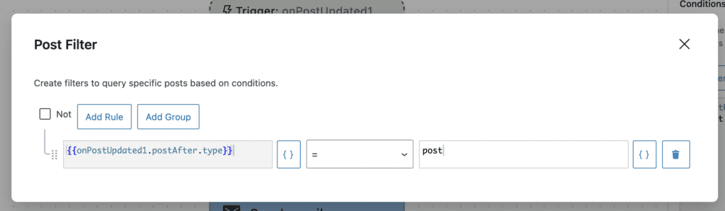 Edit filters in PublishPress Future