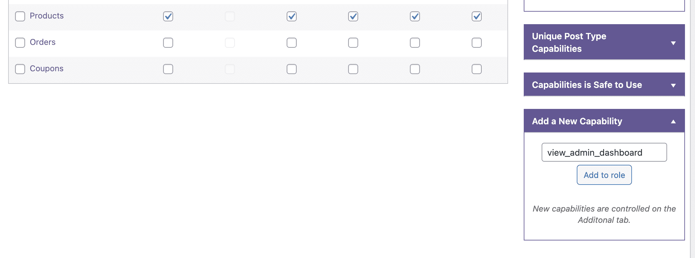 view_admin_dashboard added to WordPress
