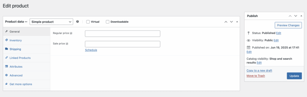 WooCommerce Edit features free
