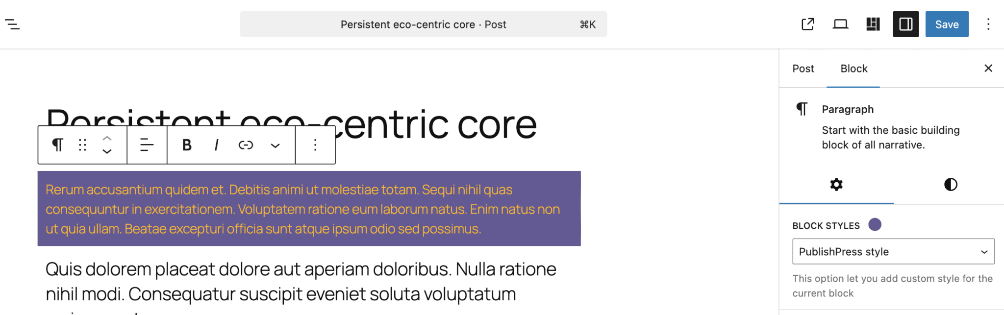 Css Text Blocks Styling Easily Add Custom CSS Styles to WordPress Blocks - PublishPress