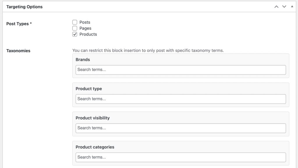 WooCommerce-specific taxonomies
