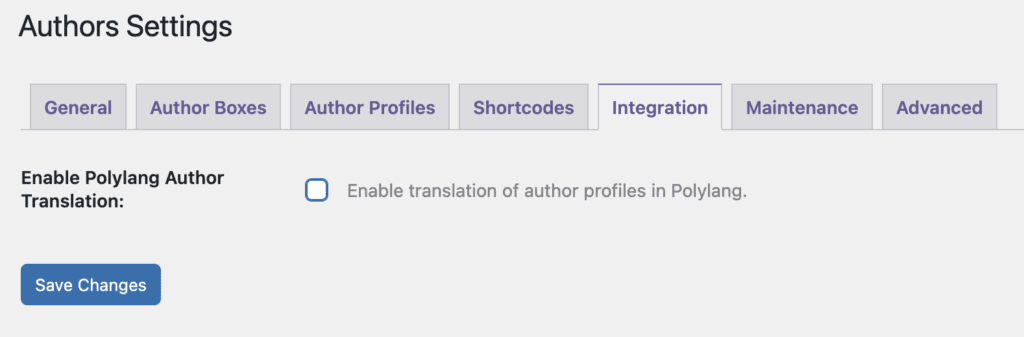 Authors and Polylang