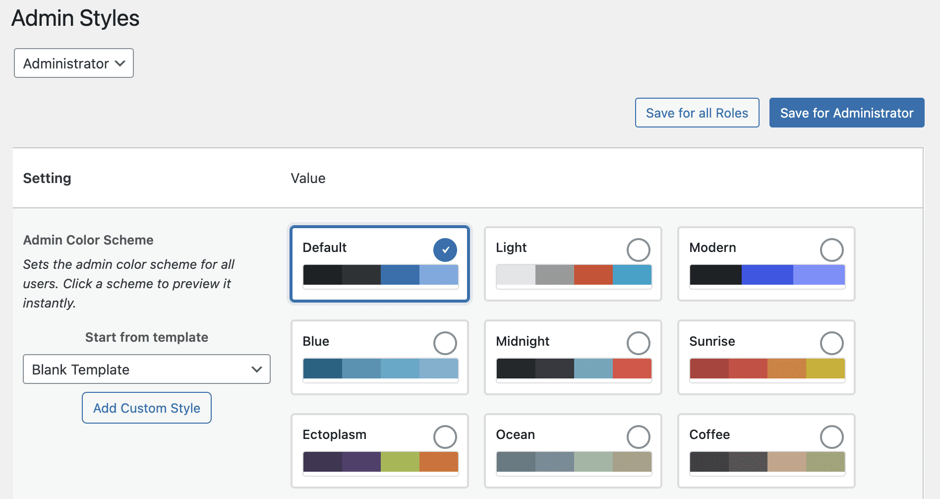 Make Your WordPress Admin Areas Colorful and Unique - PublishPress