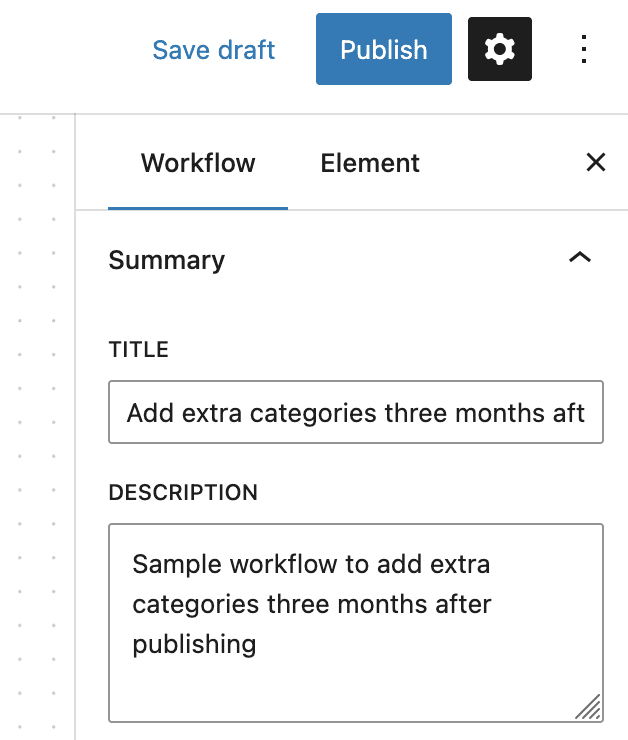 Update workflow name