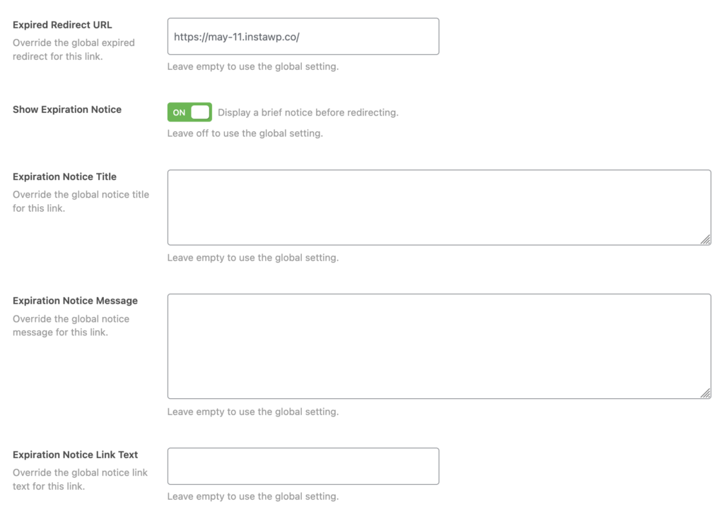 Expiration Pro features