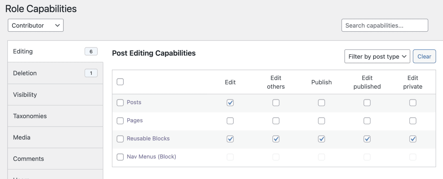 Capabilities for Reusable Blocks / Synced Patterns - PublishPress