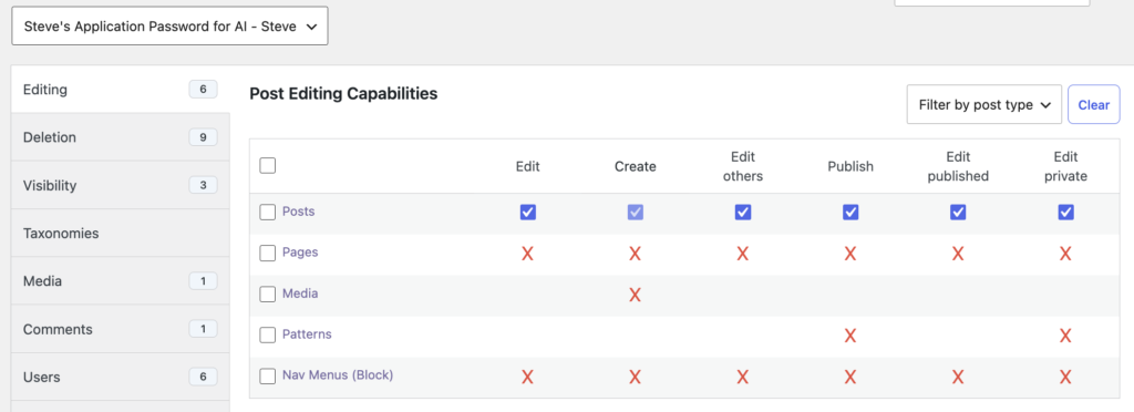 Edit post type with AI tool
